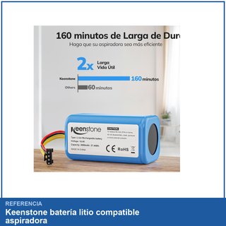 Keenstone batería litio compatible aspiradora