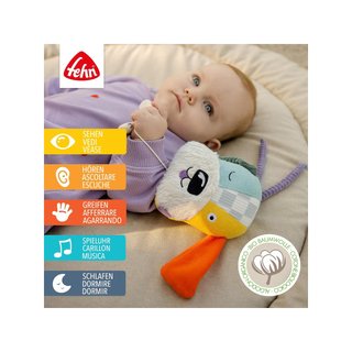 Fehn 054033 caja música pulpo peluche bebé