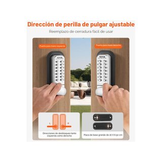 VEVOR Cerradura combinación mecánica puerta