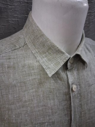 Camicia uomo puro lino benetton taglia XL