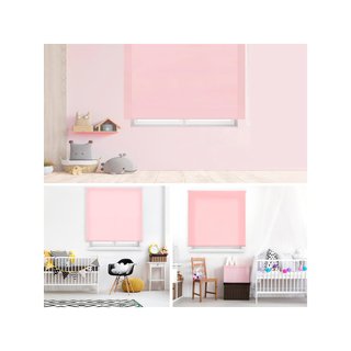 Blindecor Ara tenda a rullo traslucida rosa