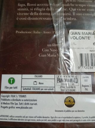Lotto 16 dvd nuovi Gian Maria Volonté fuori catalo