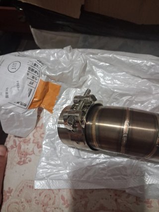 Tubo de escape moto nuevo
