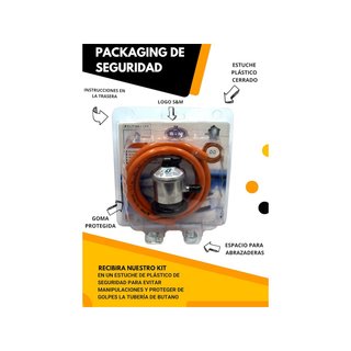 S&M 321771 Kit completo regulador gas butano