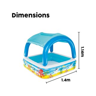 Bestway 52192 piscina infantil con parasol