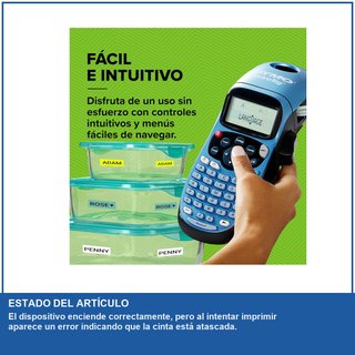 - DYMO LetraTag LT-100H etiquetadora portátil