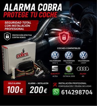 Alarma Cobra + Instalación Profesional