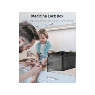 Uniclife caja medicamentos con cerradura