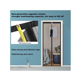 Mosquitera puerta magnética 150x250 cm cierre
