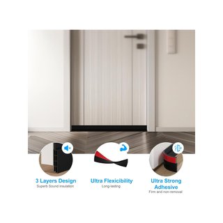 EXTSUD burlete puerta silicona autoadhesiva 4 pack