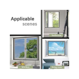 Mosquitera ventana 90x120cm con cinta mágica