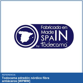 Todocama edredón nórdico fibra antiácaros [WPMW]