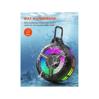 Ortizan B0FPWV82XN Altavoz Ducha Bluetooth