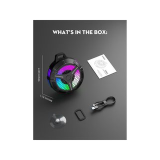 Ortizan B0FPWV82XN Altavoz Ducha Bluetooth