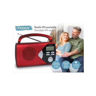 metronic 477205 Radio portátil con alarma y