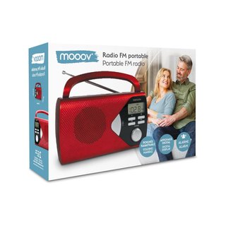 metronic 477205 Radio portátil con alarma y