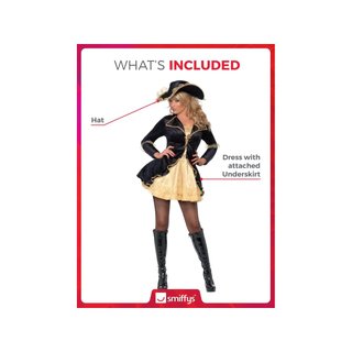 SMIFFY'S disfraz pirata barroco mujer