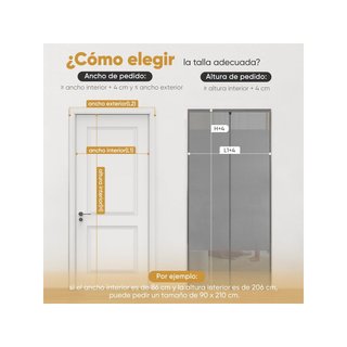 Sekey mosquitera puerta magnetica privacidad