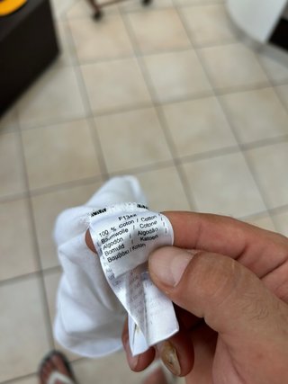 Polo Lacoste Bianco Grigio Uomo numero 4 M