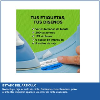- DYMO LetraTag LT-100H etiquetadora portátil