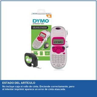 - DYMO LetraTag LT-100H etiquetadora portátil