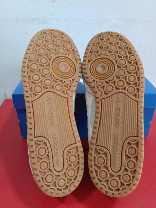 Zapatillas Adidas Forum Talla 40 ⅔ Marfil y Azul