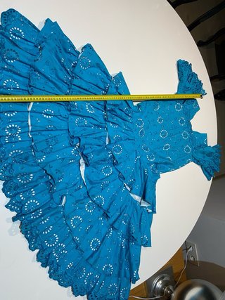 40 Traje Flamenco Gitana Azul