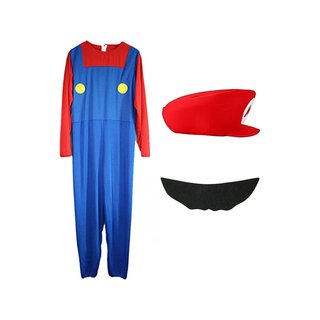 Disfraz cosplay fontanero Super Brothers carnaval