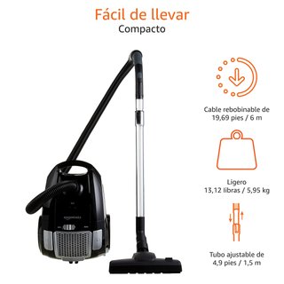 Aspirador Amazon Basics con bolsa HEPA