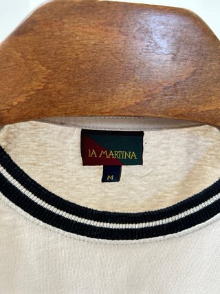 LA MARTINA Polo Bianco e Nero Taglia M