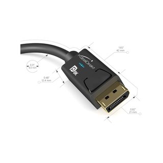 KabelDirekt Cable DisplayPort 8K 3m gaming