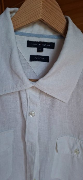 Camicia Tommy Hilfiger Pure Linen Tg 10