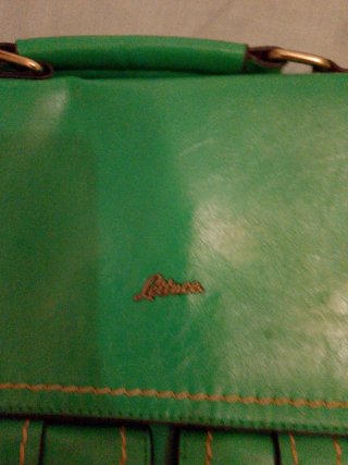 Bolso piel verde