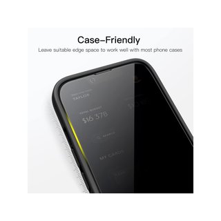 Protettore privacy JETech per iPhone 13 in vetro temperato