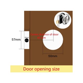 Qrity cerradura empotrable puerta corredera