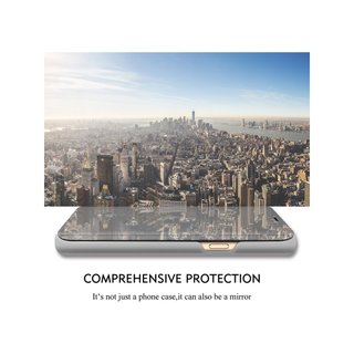 Funda espejo piel sintética Samsung Galaxy