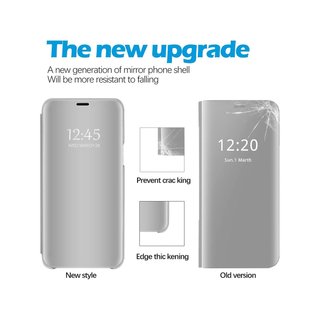 Funda espejo piel sintética Samsung Galaxy