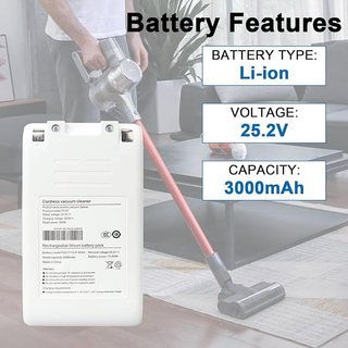 MXJFYY Batería 25,2V 3000mAh Xiaomi Mijia Dreame