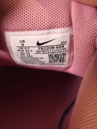 Nike Revolution 7 rosas talla 40.5 nuevas