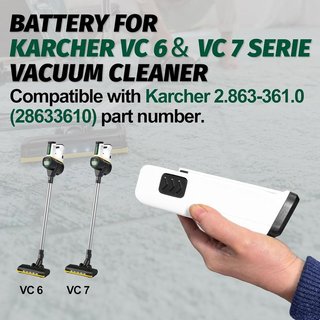 PWRTANK BATERÍA 25.2V 3000mAh KÄRCHER VC6 VC7