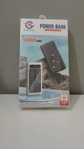Power Bank Zhong Ou 58000 mAh Nuovo Sigillato