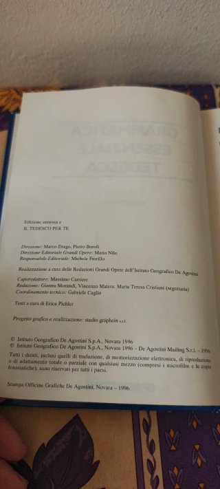 Grammatica essenziale tedesca