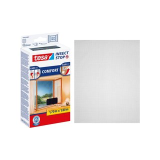 Tesa mosquitera autoadhesiva ventana gris