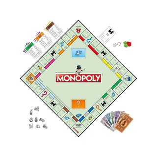 Monopoly juego de mesa transacciones niños