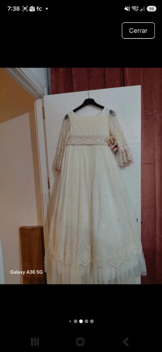 Vestido comunión La Befana blanco