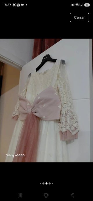 Vestido comunión La Befana blanco