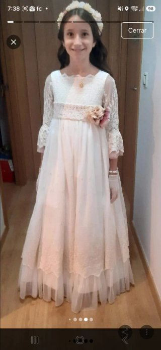 Vestido comunión La Befana blanco