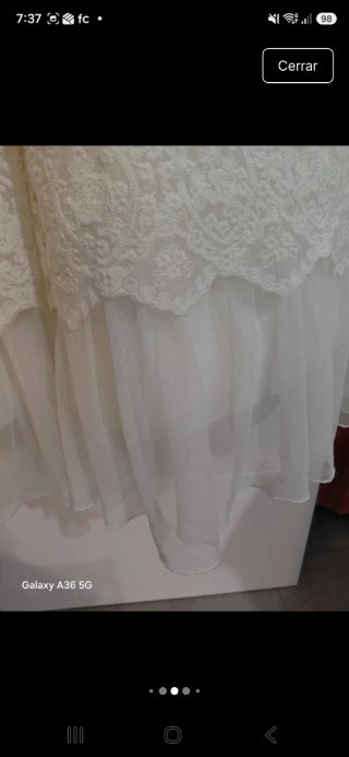 Vestido comunión La Befana blanco