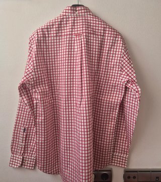 Camisa McGregor Cuadros Rojo/Blanco Talla XL