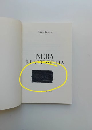 Nera è la vendetta di Guido Tosatto